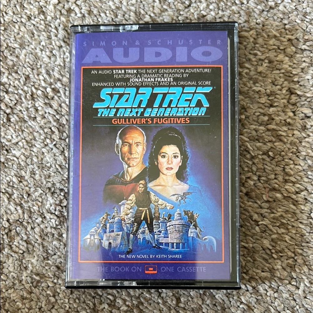 Star Trek: The Next Generation Audiobook Cassette ‘Gilliver’s Fugitives’